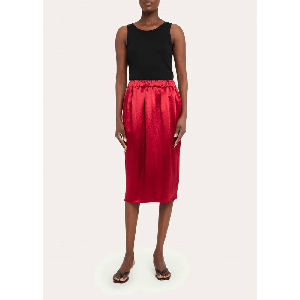 NEW MARIA MCMANUS tulip skirt in scarlet